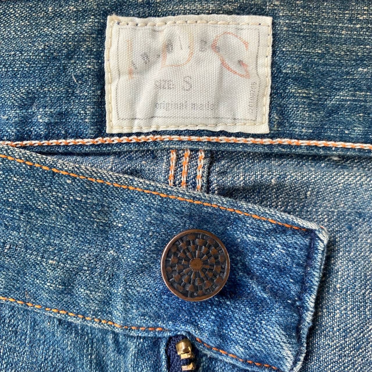 Indigo × Japanese Brand × Toyo Enterprises VINTAGE JAPANESE DENIM INDIGO KAPITAL STYLE SPLATTER PAINTED Size US 29 - 8 Thumbnail