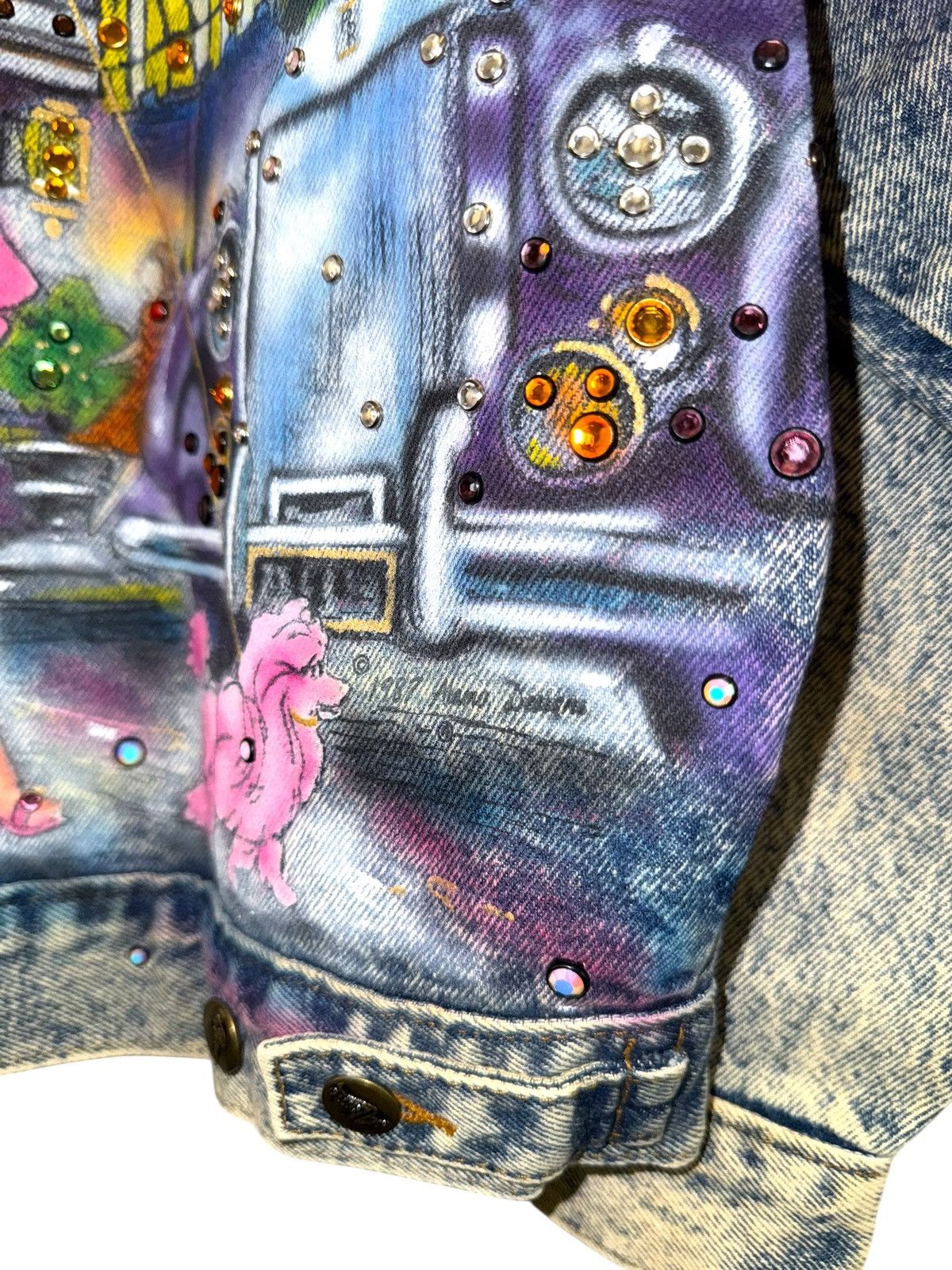 Designer 1987 Tony Alamo Barbie Shopping Beverly Hills Denim Jacket M Size M / US 6-8 / IT 42-44 - 10 Thumbnail