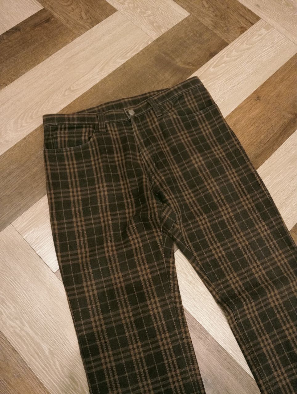 Burberry VINTAGE BURBERRY BLUE LABEL NOVA CHECK JEANS Size US 34 / EU 50 - 3 Thumbnail