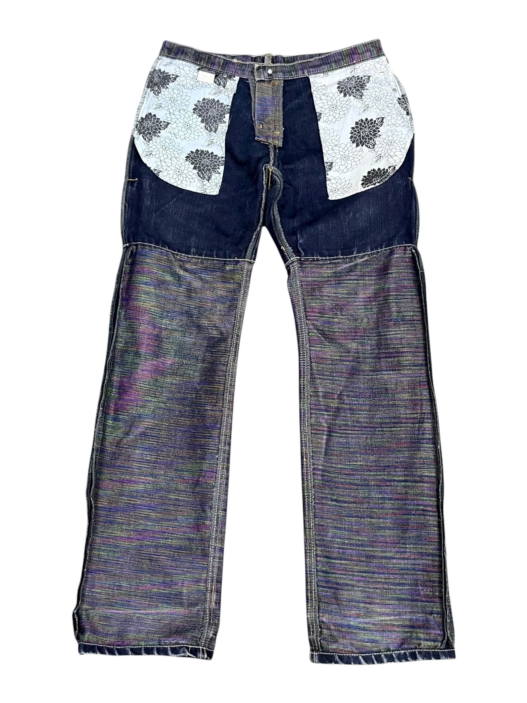 Seditionaries Gumu Int'l Grunge Hybrid Double Waist Jeans W31 Rare Size US 31 - 17 Thumbnail