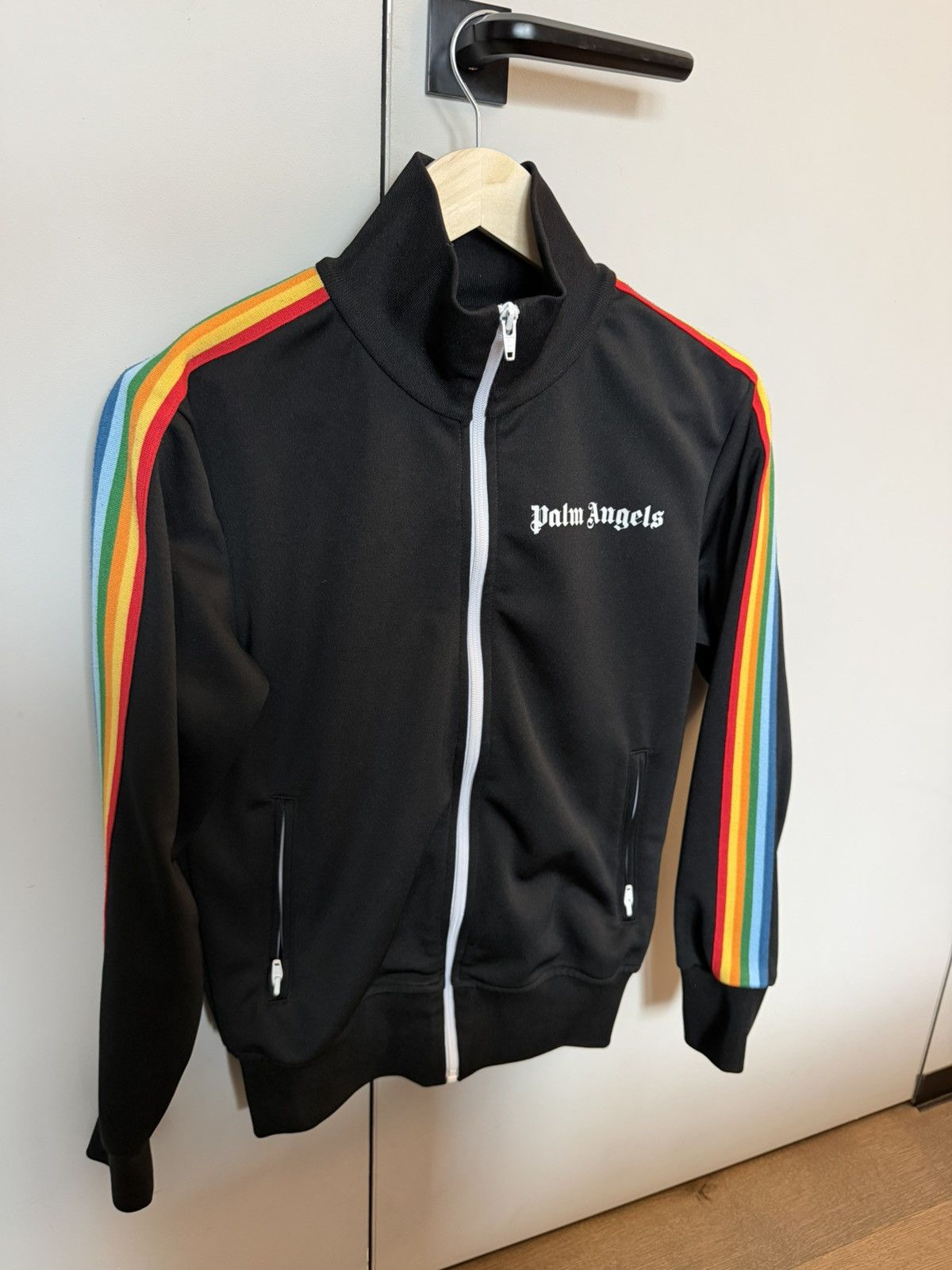 Palm Angels Palm Angels Rasta Colour Zip Hoodie Size US XS / EU 42 / 0 - 1 Thumbnail