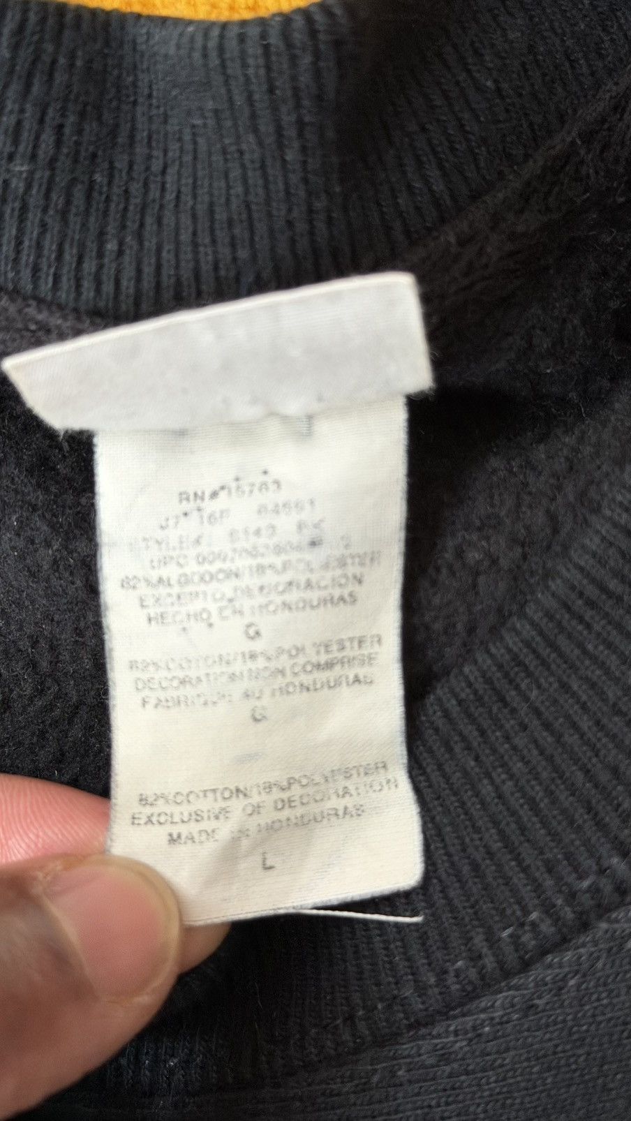 Gallery Dept. Gallery Dept. - Original Sample Black Sweatshirt Size US L / EU 52-54 / 3 - 7 Thumbnail