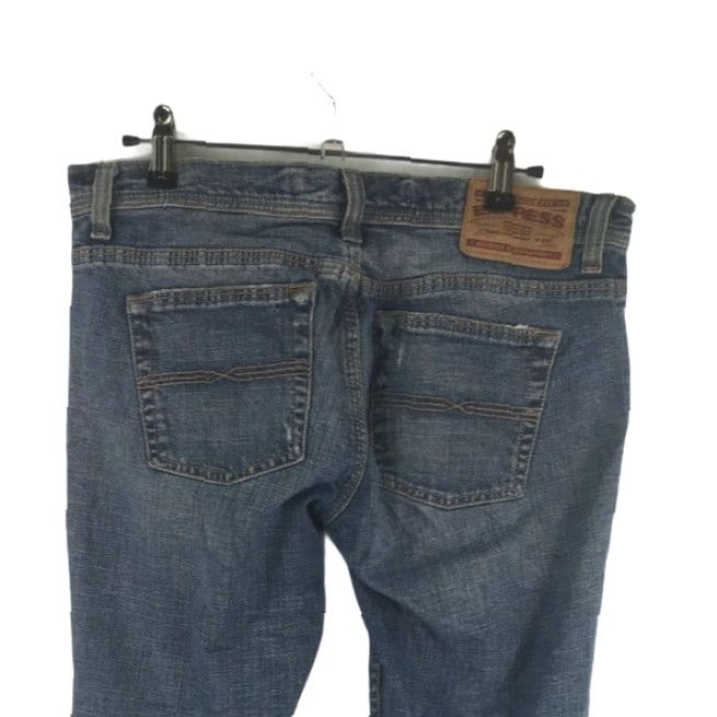 Express Express Womens Sarula Low Rise Bootcut Jeans 8 Regular 32x31 Blue Denim Stretch 5-Pocket Style 31 Inseam Size 30" / US 8 / IT 44 - 4 Thumbnail