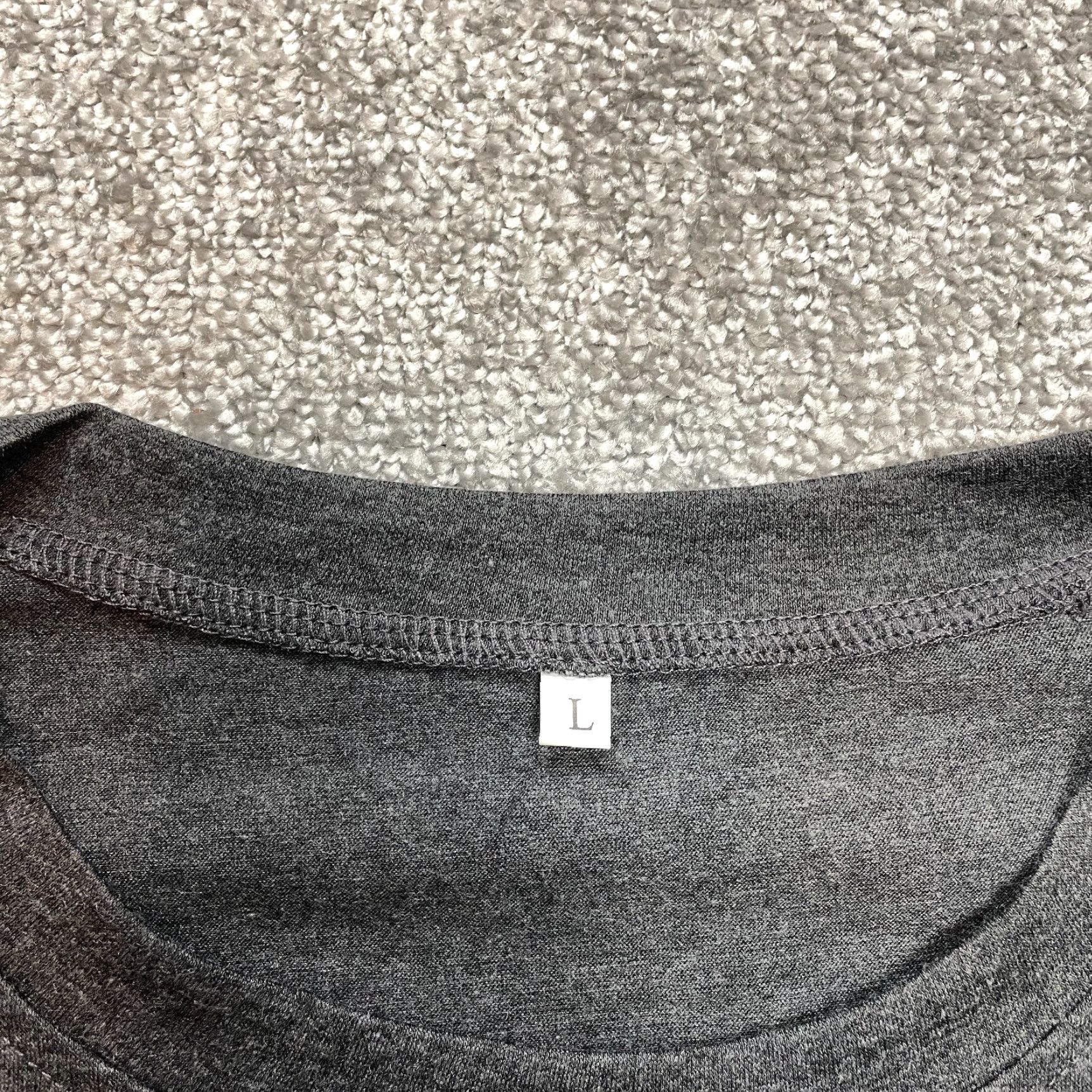 Logo 7 VINTAGE Unbranded Shirt Womens L Gray Bunny Mama Logo Short Sleeve Casual New NWOT Size L / US 10 / IT 46 - 3 Thumbnail