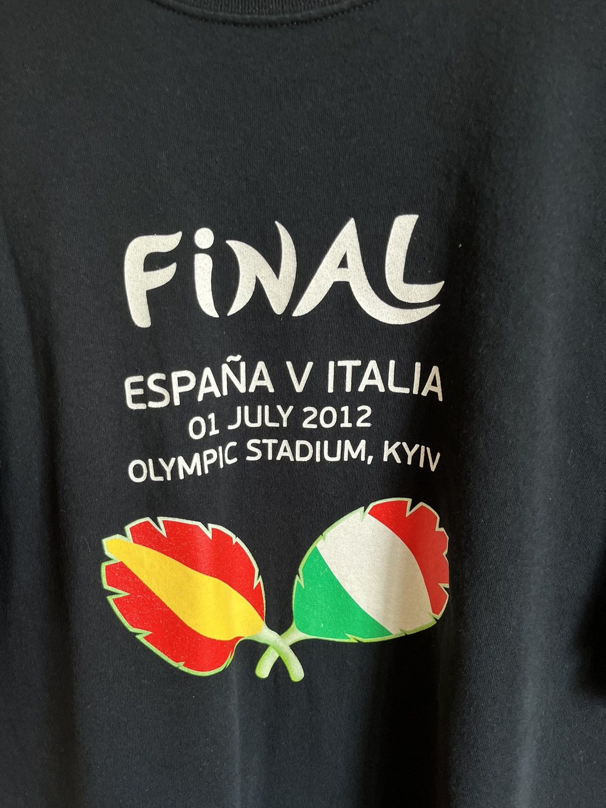 UEFA Vintage 2012 UEFA Euro Poland-Ukraine Fanal T-Shirt Size US XXL / EU 58 / 5 - 3 Thumbnail