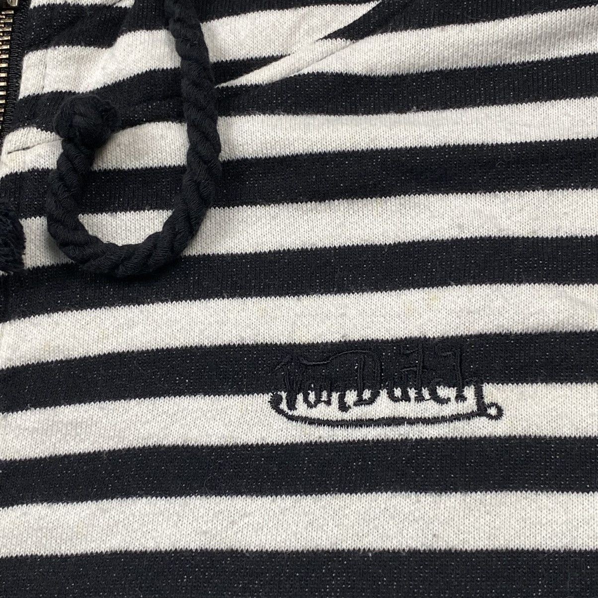 Vintage × Von Dutch y2k Von Dutch Striped Baggy Boxy Drop Shoulder Zip Up Size M / US 6-8 / IT 42-44 - 3 Thumbnail