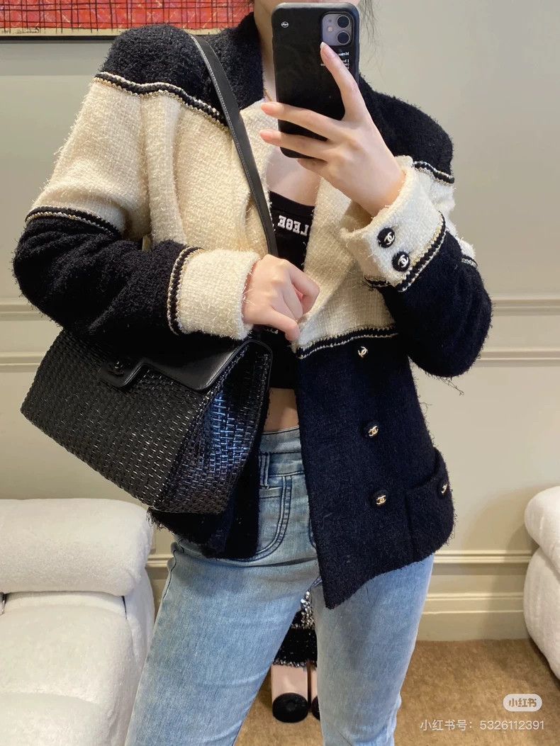 Chanel Chanel 20A Kangpeng Street black and white color-blocked d Size XS / US 0-2 / IT 36-38 - 8 Thumbnail