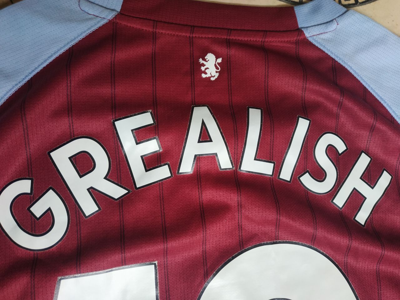 Kappa Kappa Aston Villa 2020 Grealish #10 Kombat Jersey XL Size US XL / EU 56 / 4 - 18 Thumbnail
