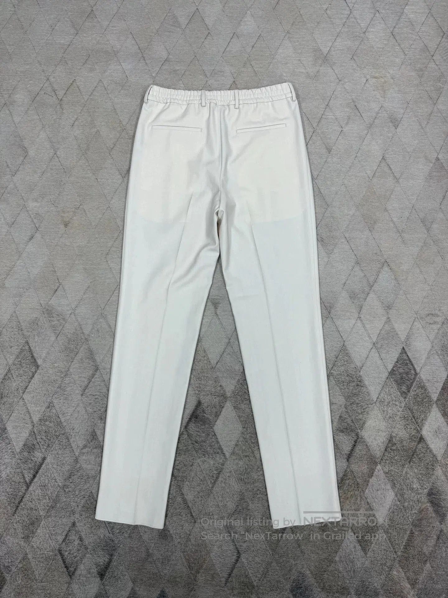Fendi Fendi Spring Summer Ivory Wool Trousers. Size US 32 / EU 48 - 5 Thumbnail