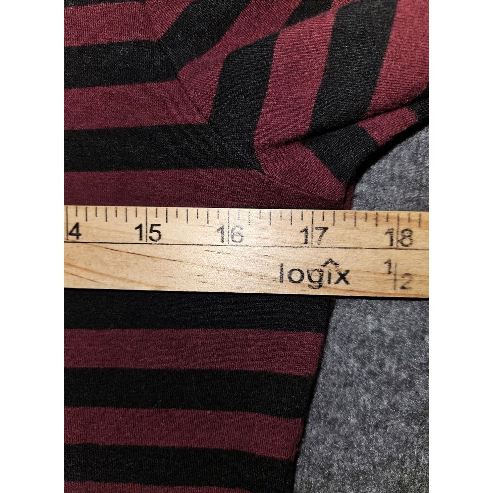 Michael Kors Michael Kors Shirt Womens Small Striped Long Sleeve Zipper Tunic Top Size S / US 4 / IT 40 - 6 Thumbnail