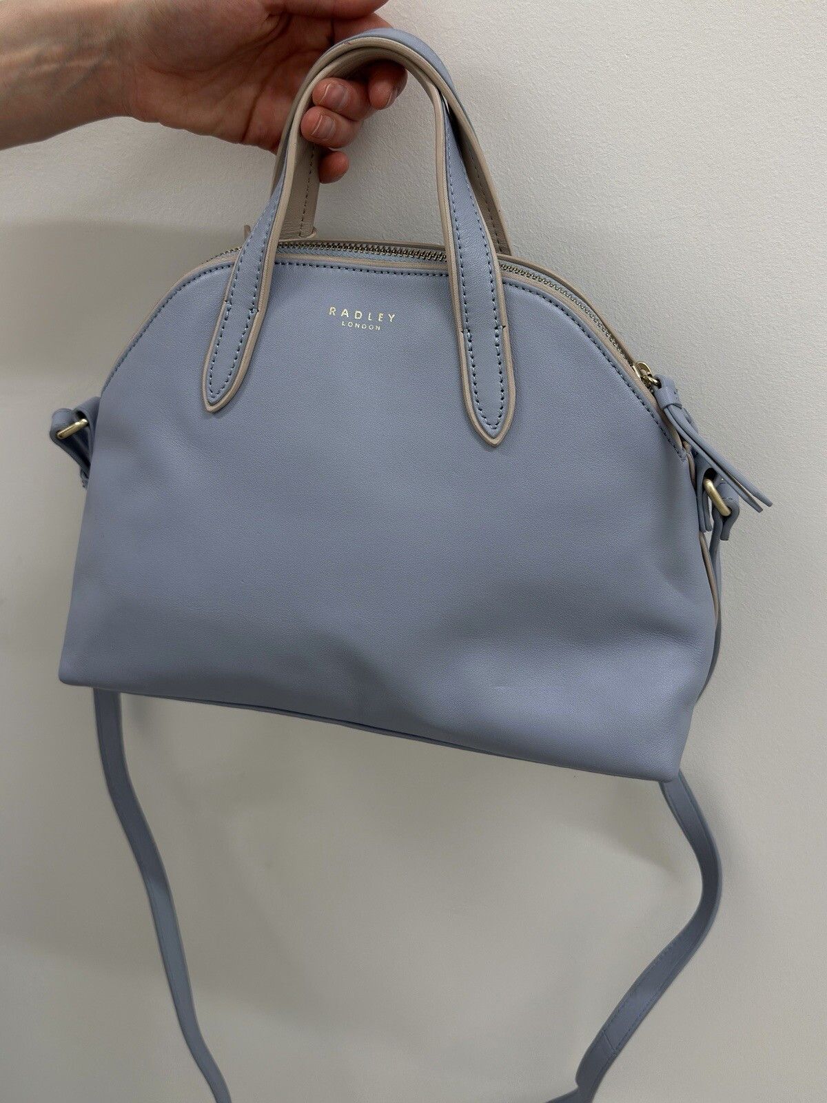 Other Radley Leather Blue Bovine Real Leather Hand Bag Size ONE SIZE - 2 Thumbnail