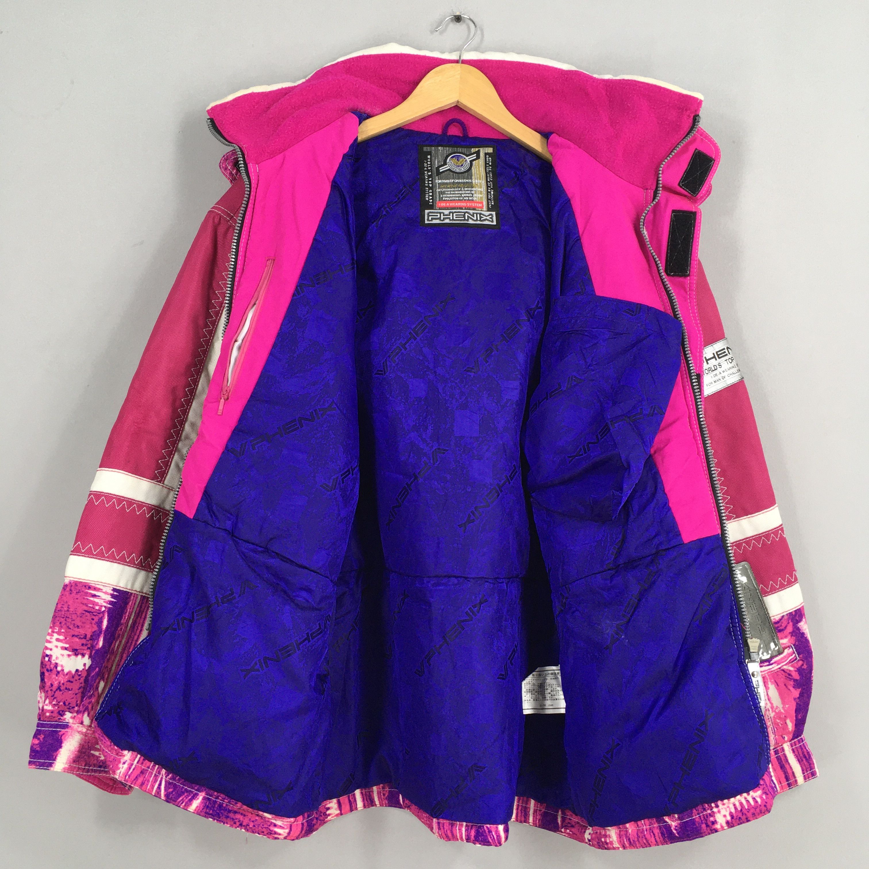 Phenix Vintage Phenix Pink Ski Wear Hoodie Jacket Medium Size US M / EU 48-50 / 2 - 6 Thumbnail