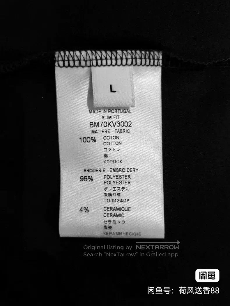 Givenchy Givenchy Black and White Patched Full Embroidered T-Shirt, Size US L / EU 52-54 / 3 - 8 Thumbnail