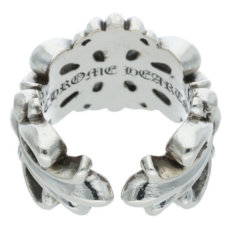 Chrome Hearts Chrome Hearts Double Floral Cloth Silver Ring Size ONE SIZE - 2 Thumbnail