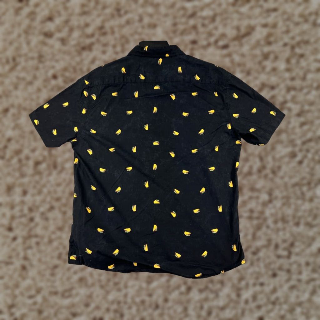Vintage Visive Shirt Mens XL Black All Over Print AOP 100% Cotton Button-Up Shirt Mens Black Visive XL Shirt Size US XL / EU 56 / 4 - 1 Thumbnail
