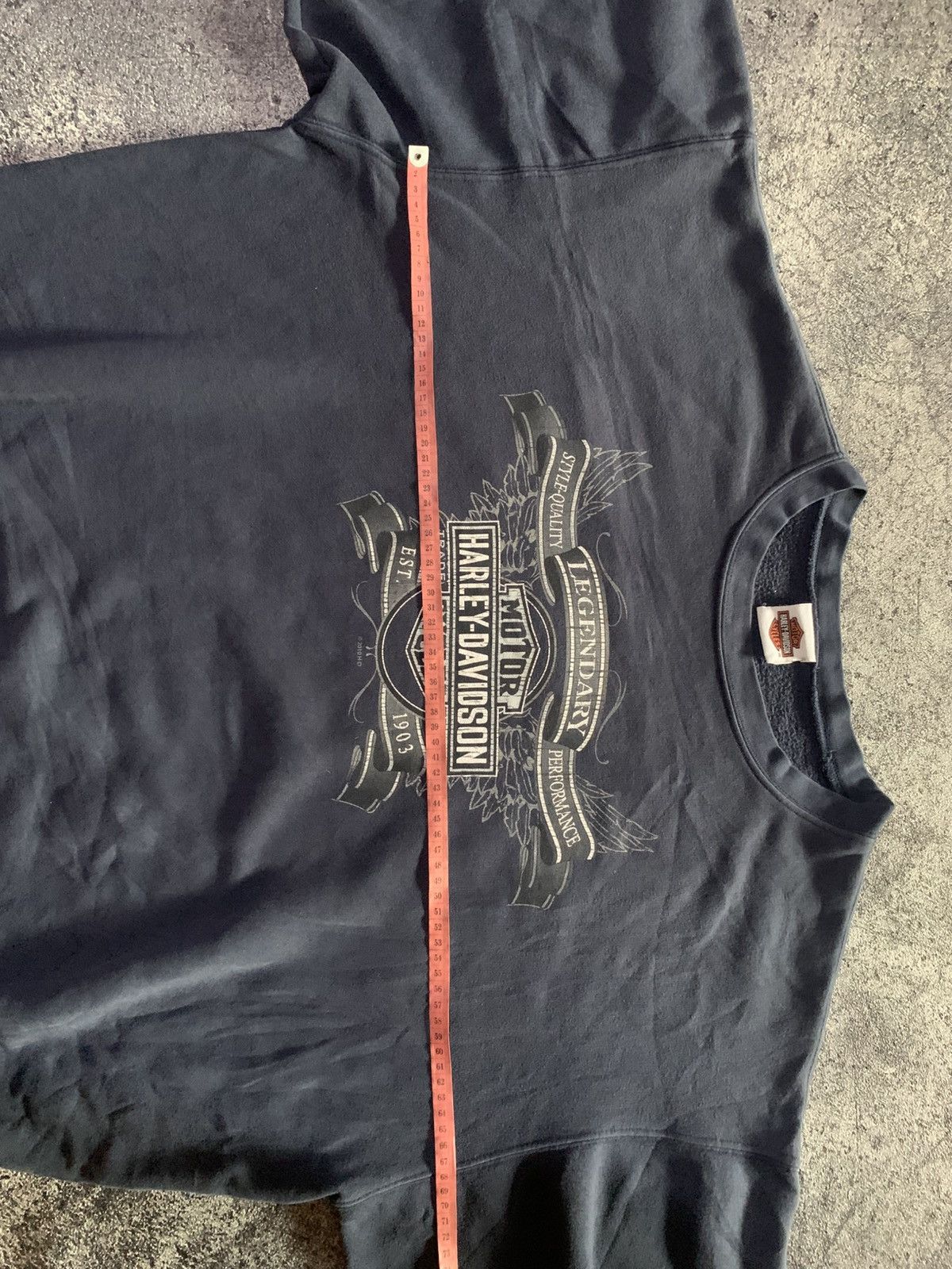 Harley Davidson Vintage Harley Davidson Y2k Sweatshirt 🔥☠️ Size US XXL / EU 58 / 5 - 6 Thumbnail
