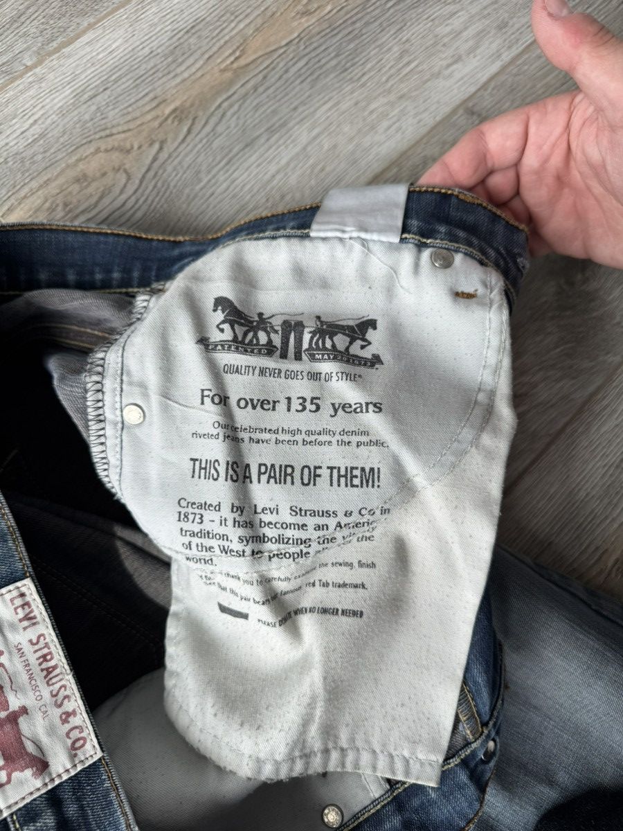 Levi's Vintage 90s Levis Two Horse Patch Men's Blue Jeans Size US 30 / EU 46 - 12 Thumbnail