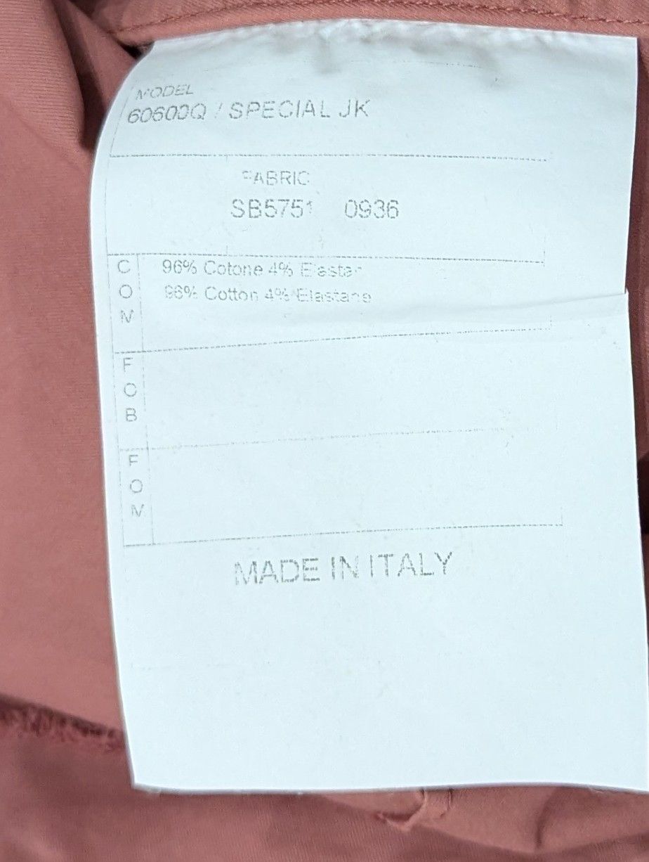 Boglioli BOGLIOLI Stretch Cotton LS Button Front Overshirt Pink XL Size US XL / EU 56 / 4 - 9 Thumbnail