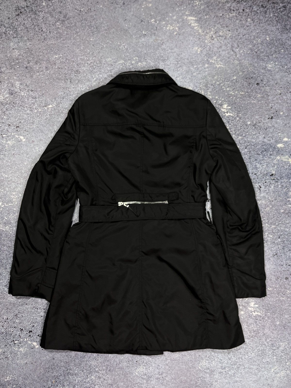 Prada Luxury Very Rare Vintage Prada Zip Nylon Coat Trench Jacket Size M / US 6-8 / IT 42-44 - 15 Thumbnail