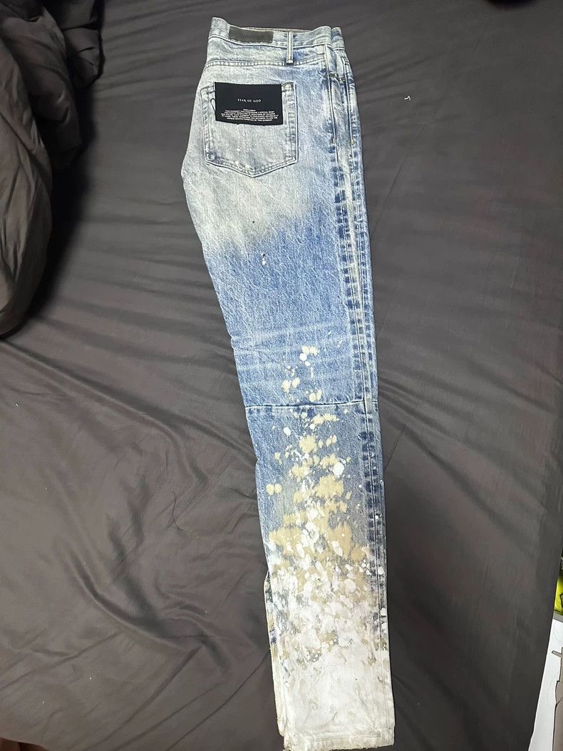 Fear of God Blue splash ink