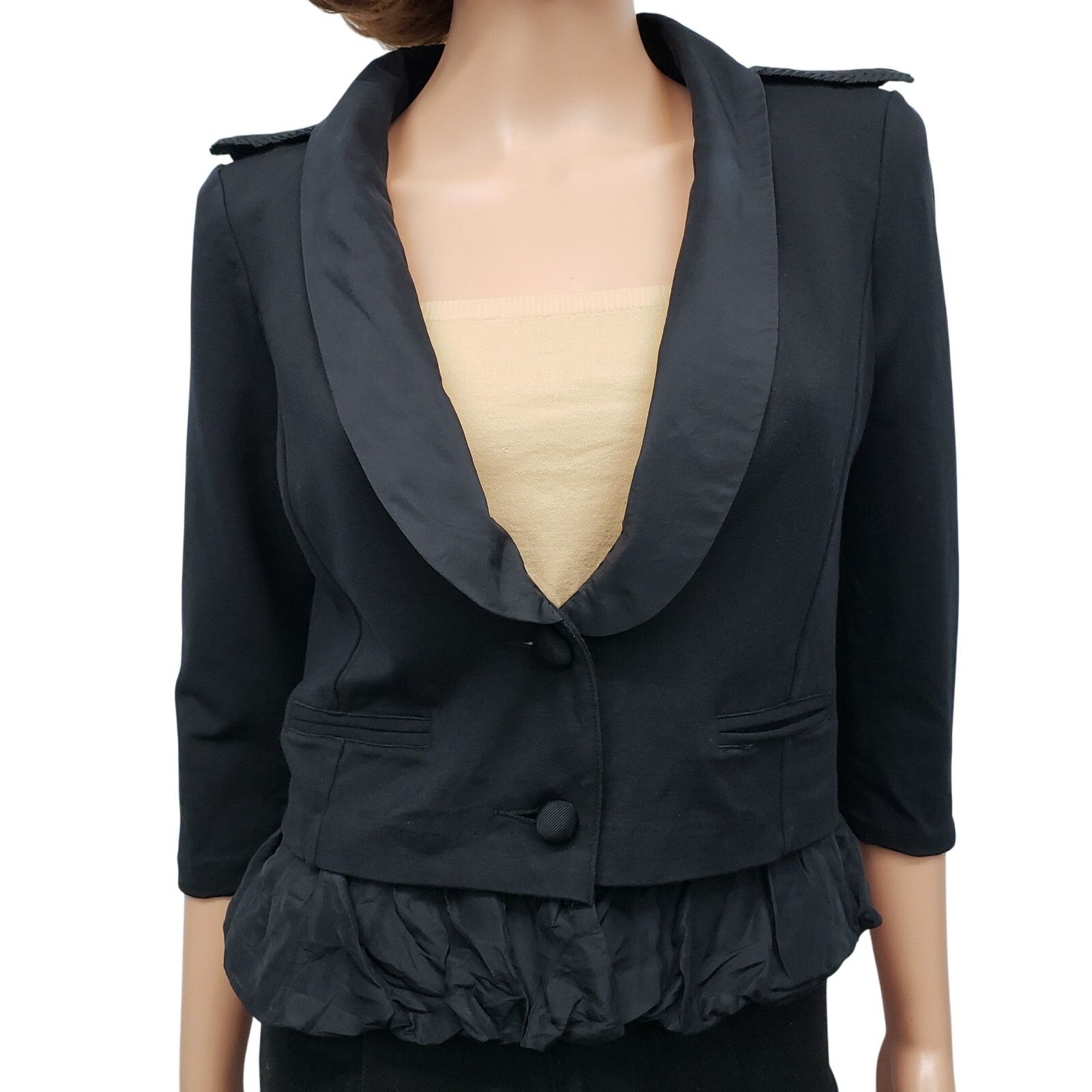Juicy Couture Juicy Couture Blazer Jacket Bubble Hem Military Epaulets S Size S / US 4 / IT 40 - 5 Thumbnail