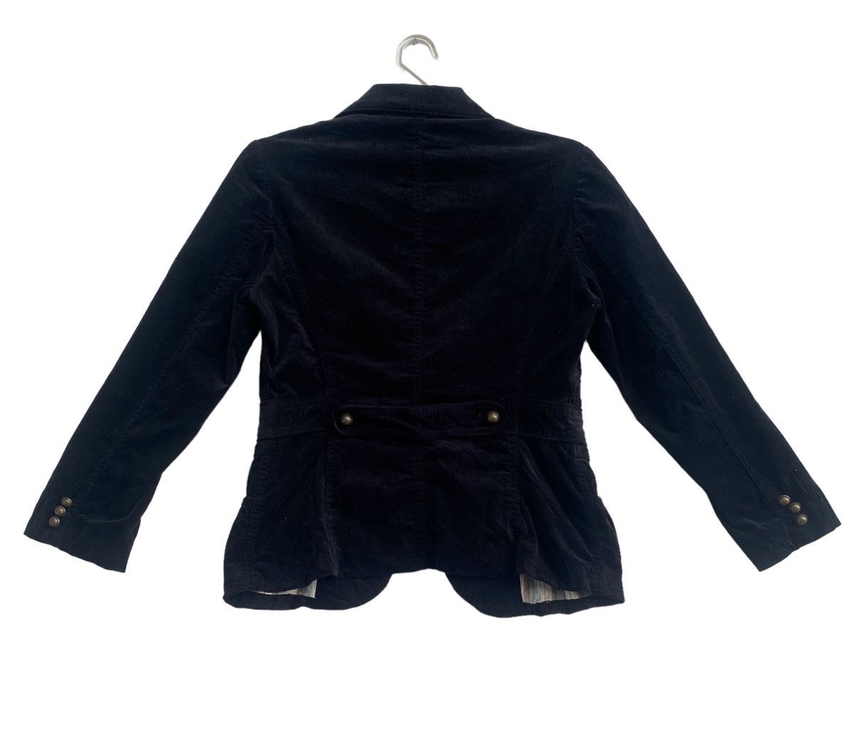 Tsumori Chisato Vtg 90s Tsumori Chisato velvet blazer jacket Size M / US 6-8 / IT 42-44 - 4 Thumbnail