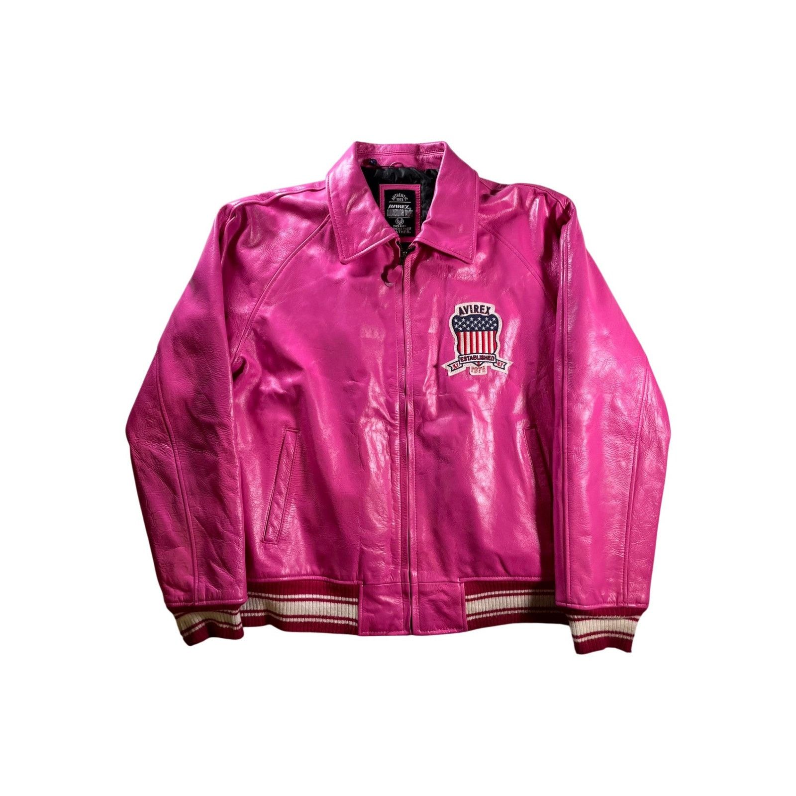 Avirex Avirex "Varsity" Pink Jacket Size US XXL / EU 58 / 5 - 1 Thumbnail