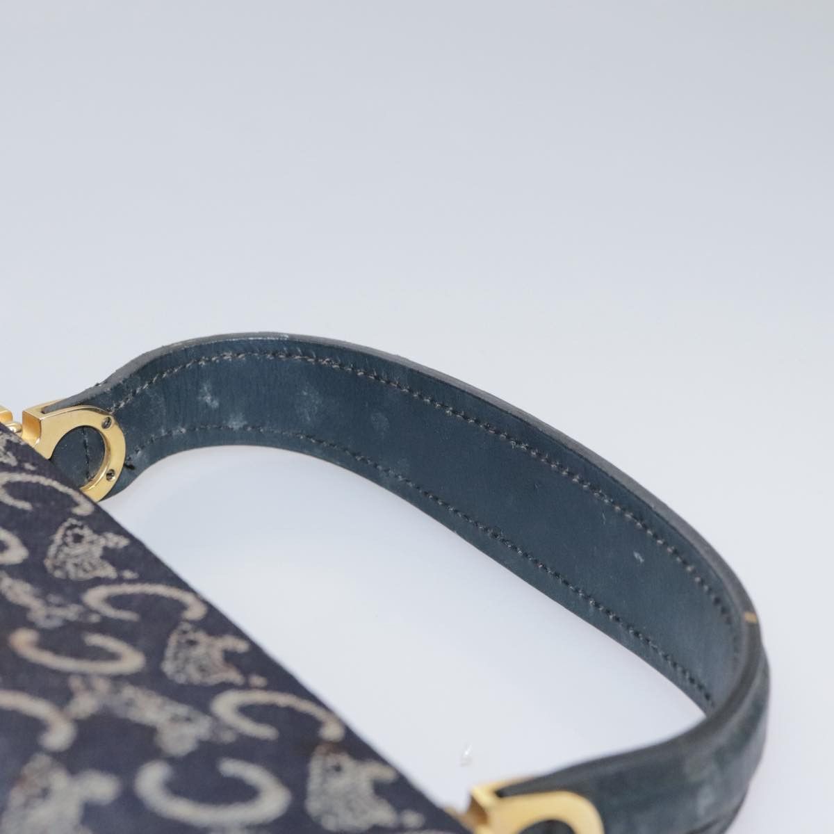 Celine CELINE C Sulky Hand Bag Canvas Navy Size ONE SIZE - 8 Thumbnail