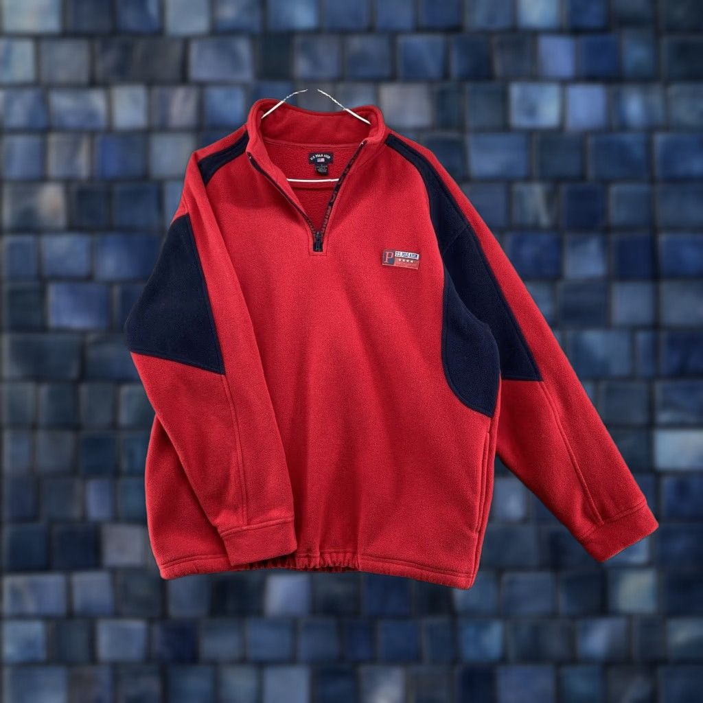 U.S. Polo Assn. U.S. Polo Assn. Mens 1/4 Zip Long Sleeve Pullover Fleece Size L Multicolor Logo Sweatshirt 90s Style Mens Size US L / EU 52-54 / 3 - 1 Thumbnail