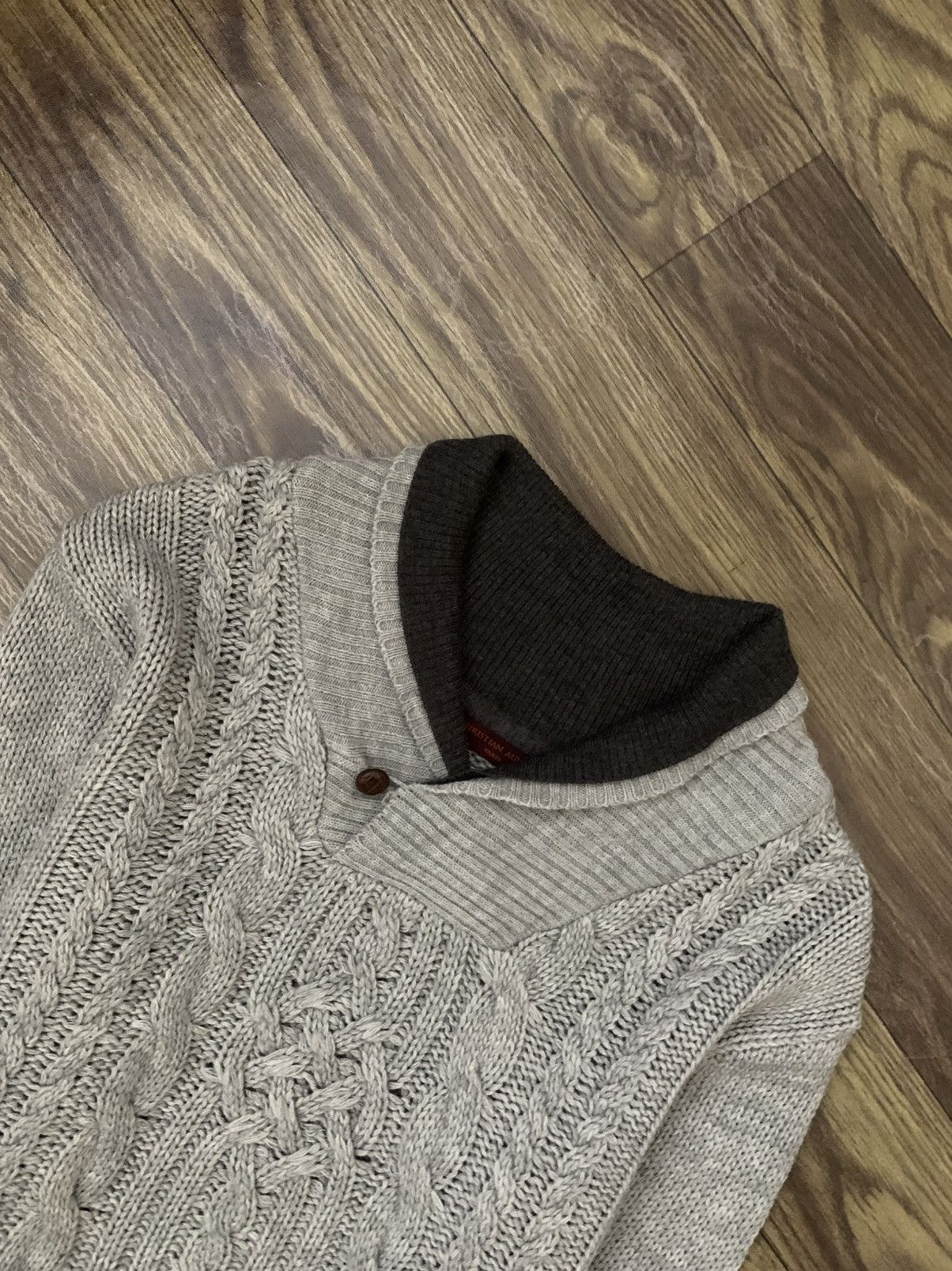Japanese Brand Knitwear CHRISTIAN AUJARD Sweatshirt Paris Vintage Size US XL / EU 56 / 4 - 3 Thumbnail