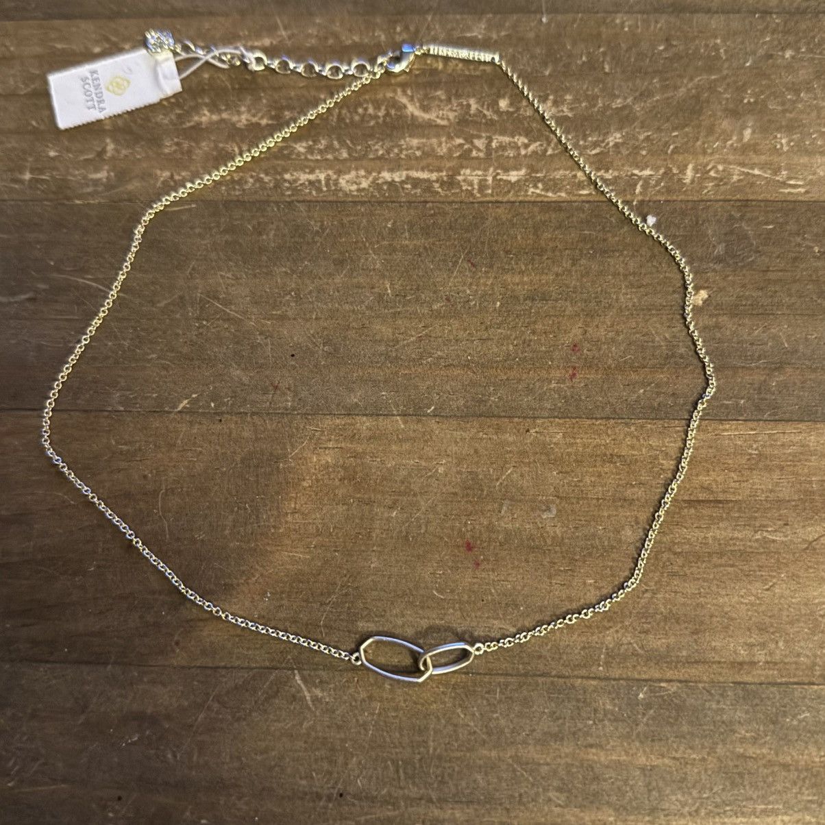 Kendra Scott Kendra Scott gold Sawyer interlocking links necklace Size ONE SIZE - 2 Thumbnail