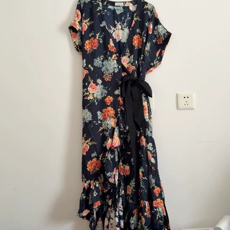 floral long dress by dries van noten-2507
