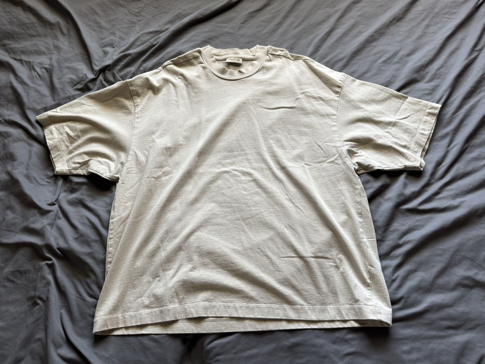 Fear of God Fear of God 3/4 Sleeve Tee Beige XL Size US XL / EU 56 / 4 - 1 Thumbnail