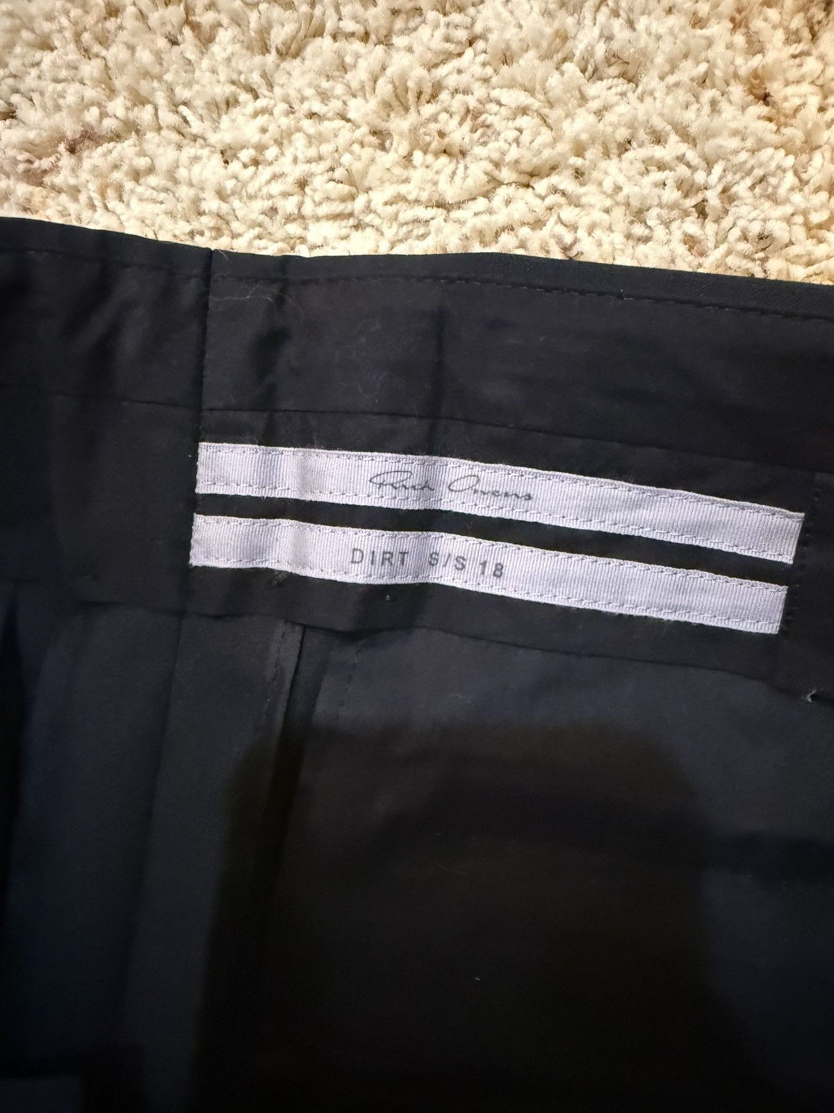 Rick Owens Black Astaire Pants Size US 32 / EU 48 - 3 Thumbnail