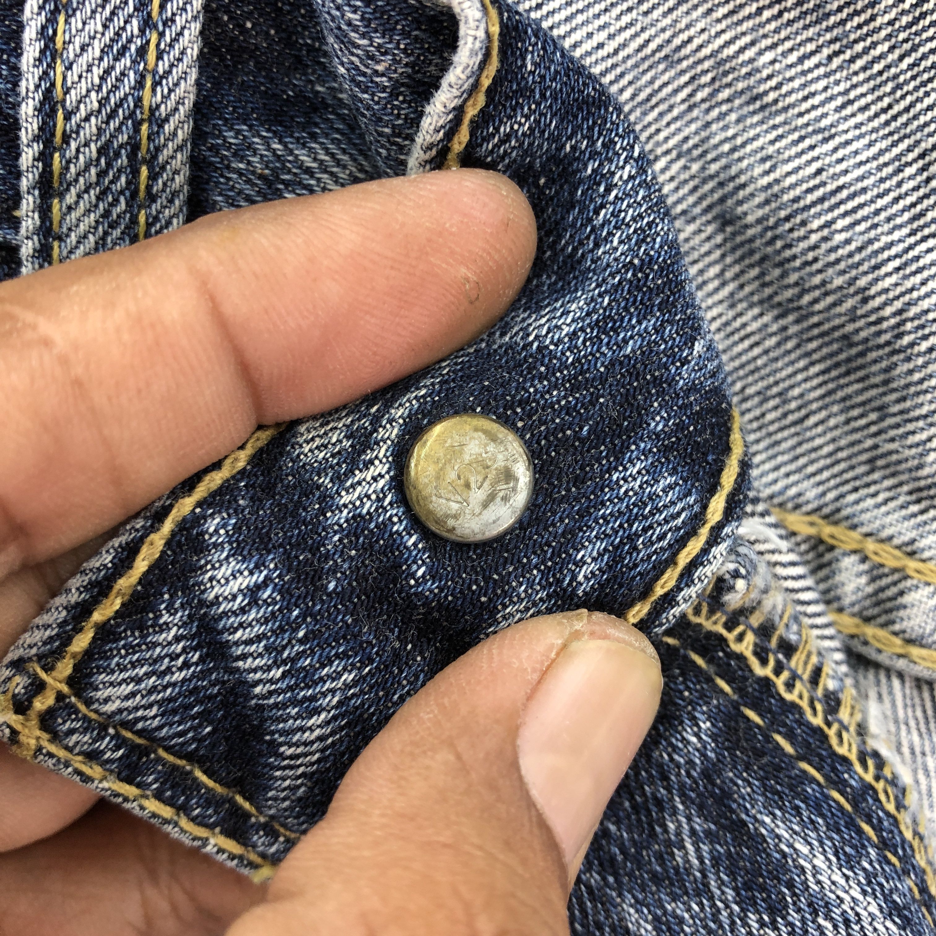 Levi's Vintage 90s Levis 503 Faded Denim Levi's Light Wash Jeans Size US 32 / EU 48 - 7 Thumbnail