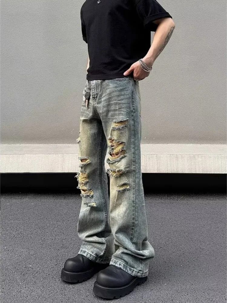 Vintage Y2K 2000S Streetwear Washed Blue Baggy Size US 30 / EU 46 - 6 Thumbnail