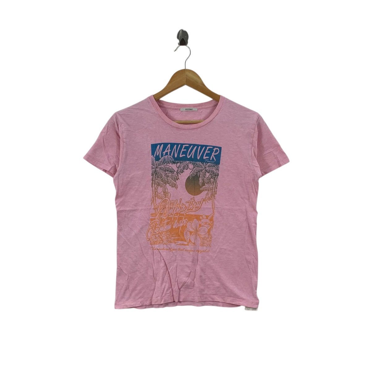 Other FREDYMAC JAPAN DALUC Hawaii Pink Coconut Tee Shirt Top Beach Size S / US 4 / IT 40 - 1 Thumbnail