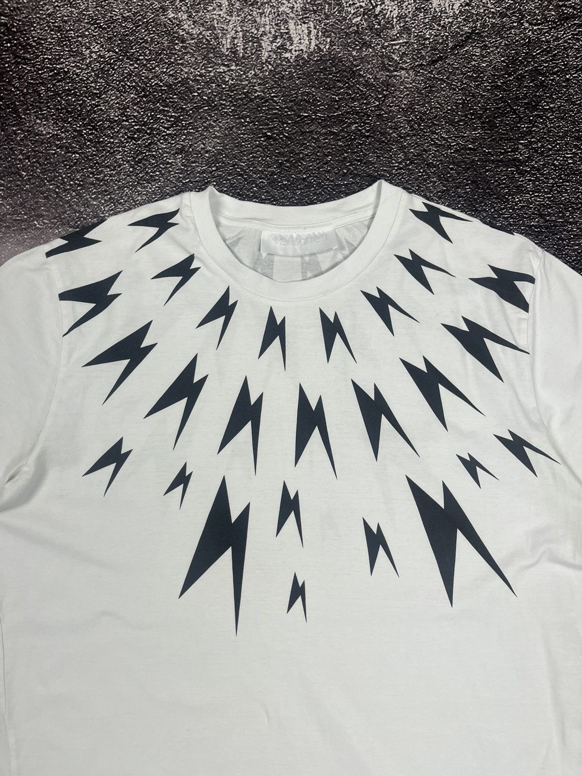 Neil Barrett Vintage Neil Barrett Thunderbolt Oversized Fit y2k t-shirt Size US M / EU 48-50 / 2 - 3 Thumbnail