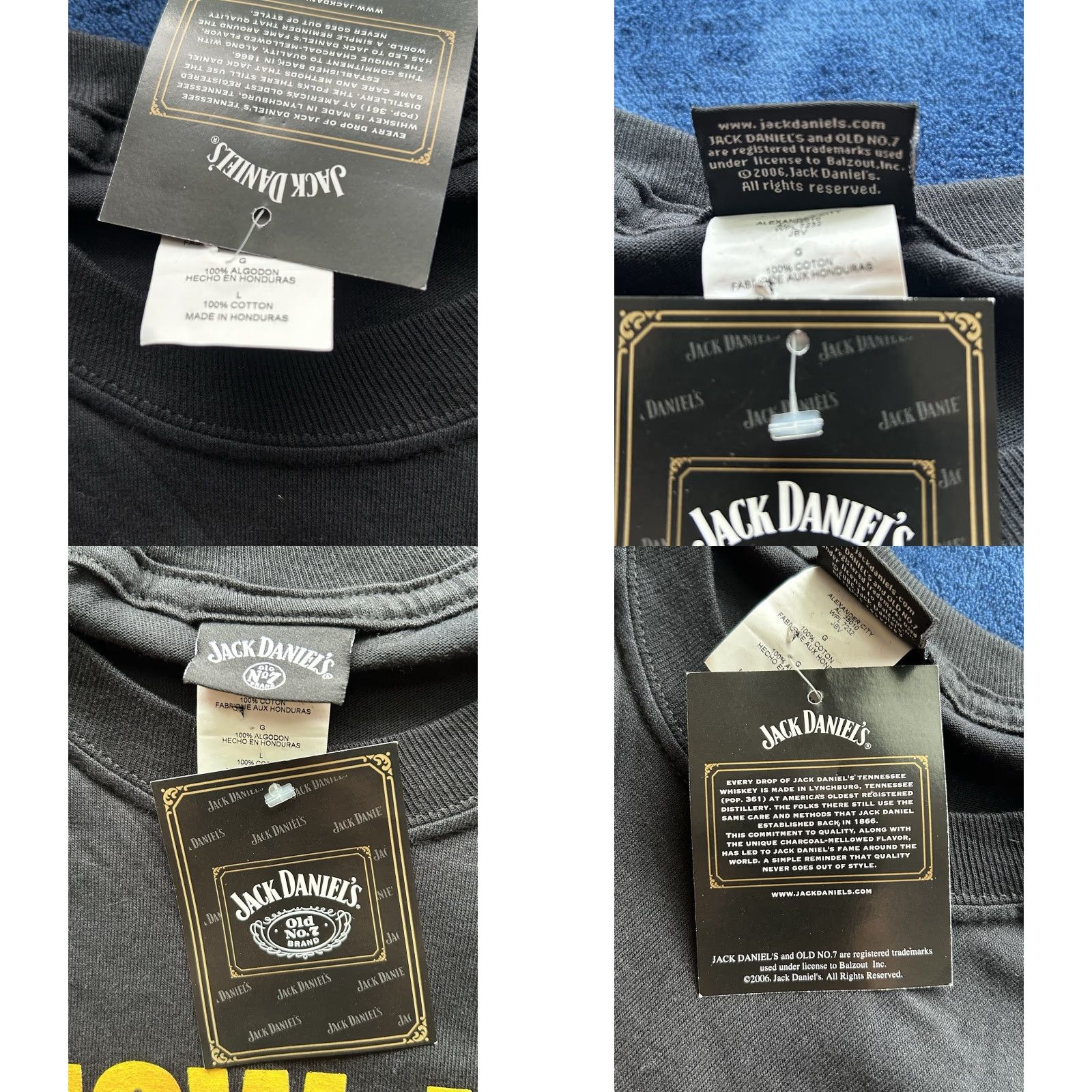 Doublet VINTAGE Jack Daniels I Know Jack Shirt Men Large NWT VTG Black Short Sleeve Double Side Logo Graphic Print Crew Neck 2006 Mens Size US L / EU 52-54 / 3 - 9 Thumbnail