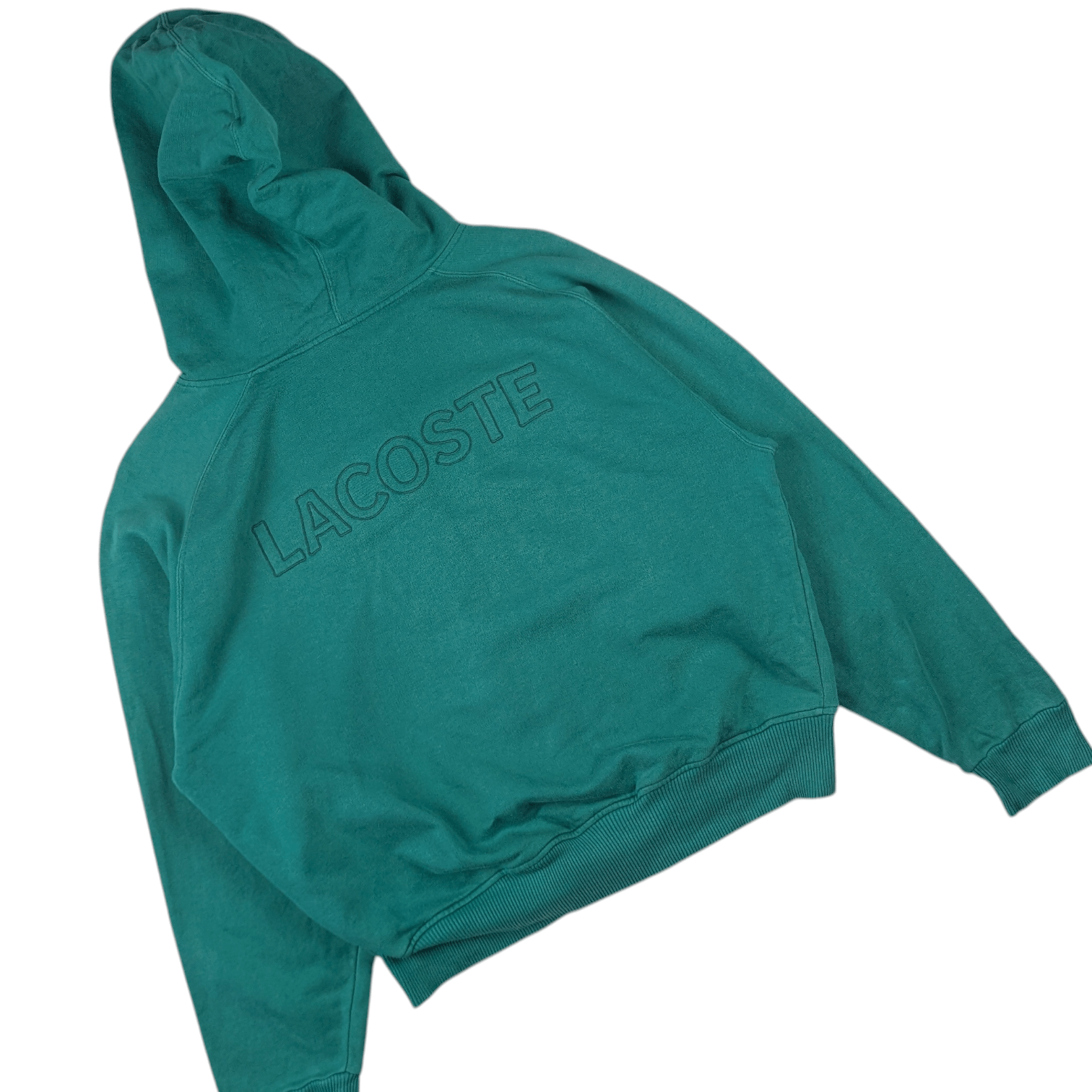 Lacoste LACOSTE Big Spell Out Logo Hoodie Size XL / US 12-14 / IT 48-50 - 8 Thumbnail