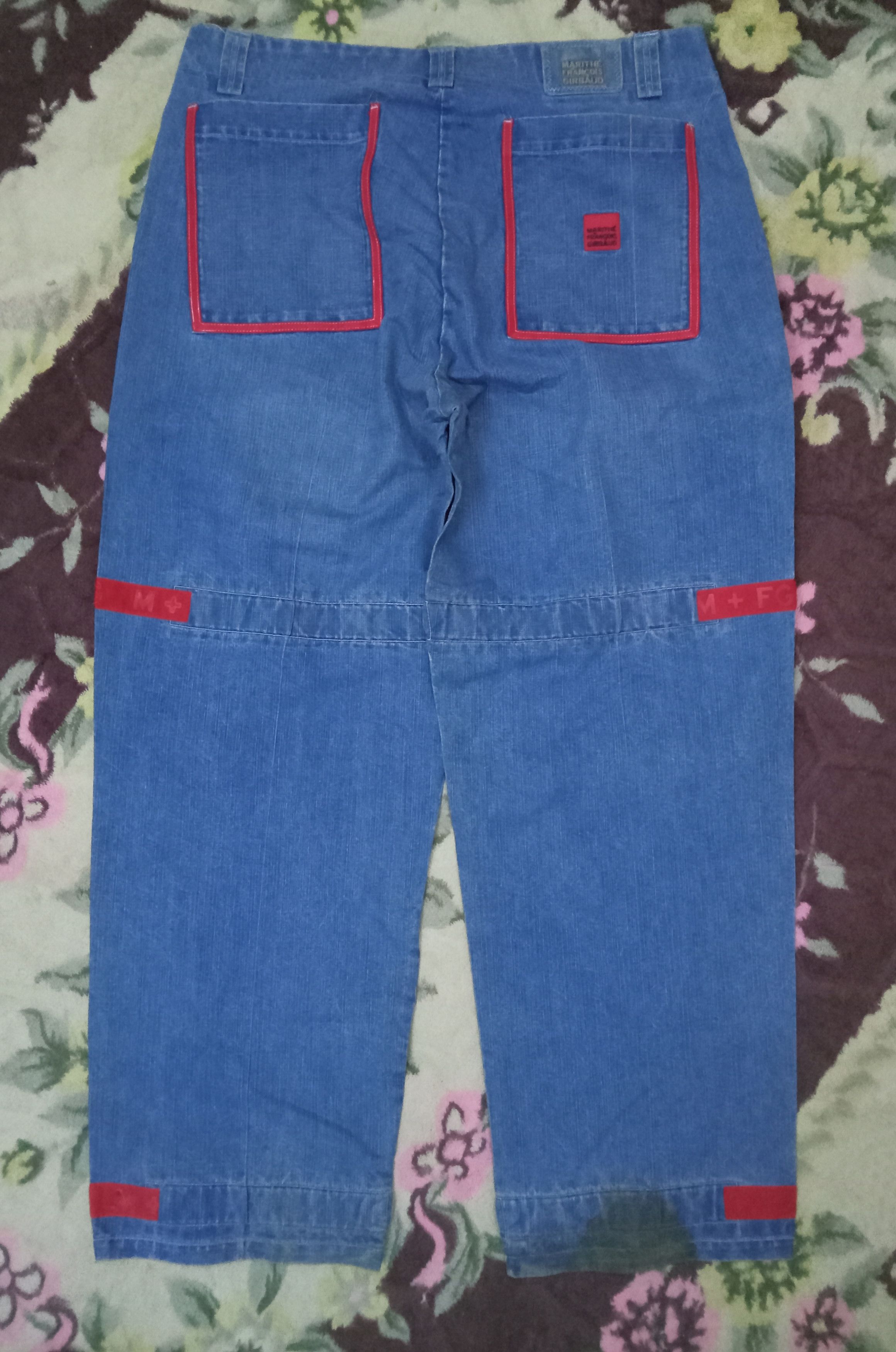 Designer × Marithe + Francois Girbaud Marithe Francois Girbaud Vintage Denim Baggy Pants Size US 42 / EU 58 - 2 Thumbnail