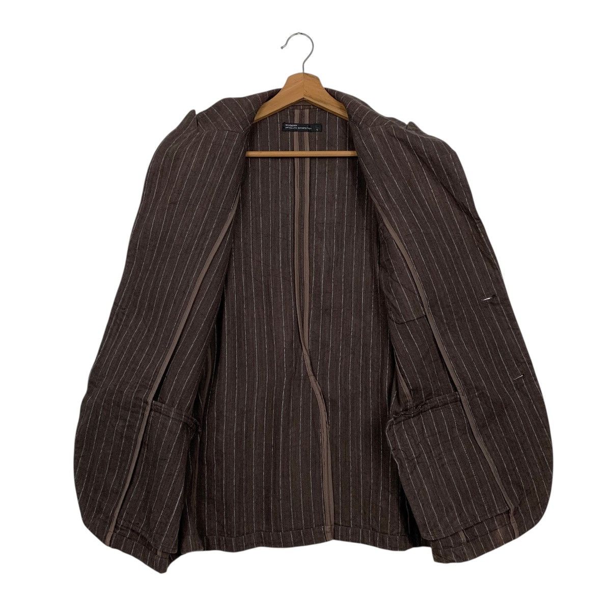 Japanese Brand Japanese Brand Modern Stripe Casual Jacket Size US M / EU 48-50 / 2 - 11 Thumbnail
