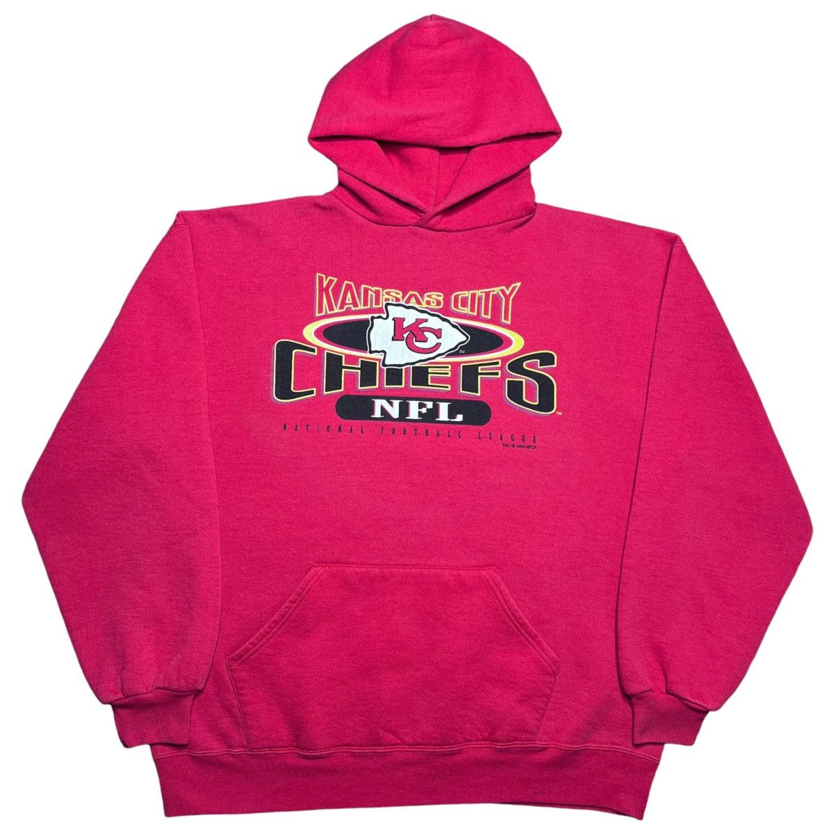 Logo Athletic × NFL × Vintage 1996 NFL Kansas City Chiefs Logo Athletic Chalkline Hoodie Size US XL / EU 56 / 4 - 1 Thumbnail