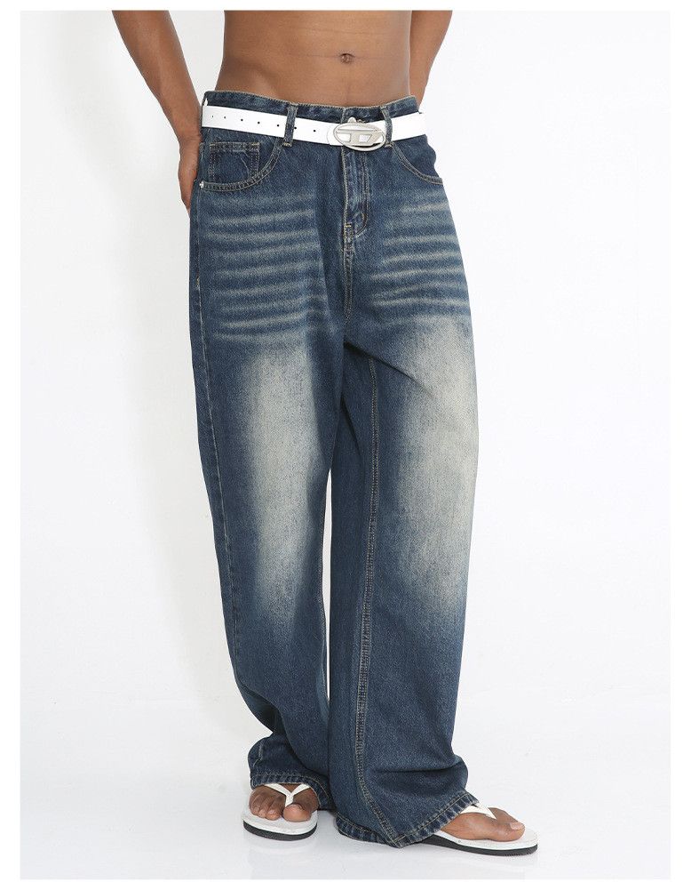 faded y2k hiphop baggy jeans