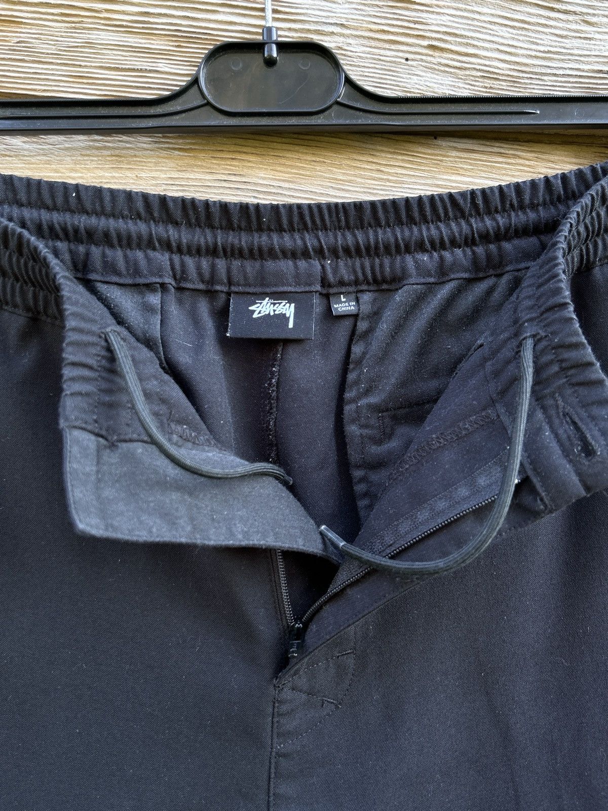 Stussy Stussy Elastic Waist Straight Fit Trousers Pants Black Size US 34 / EU 50 - 3 Thumbnail