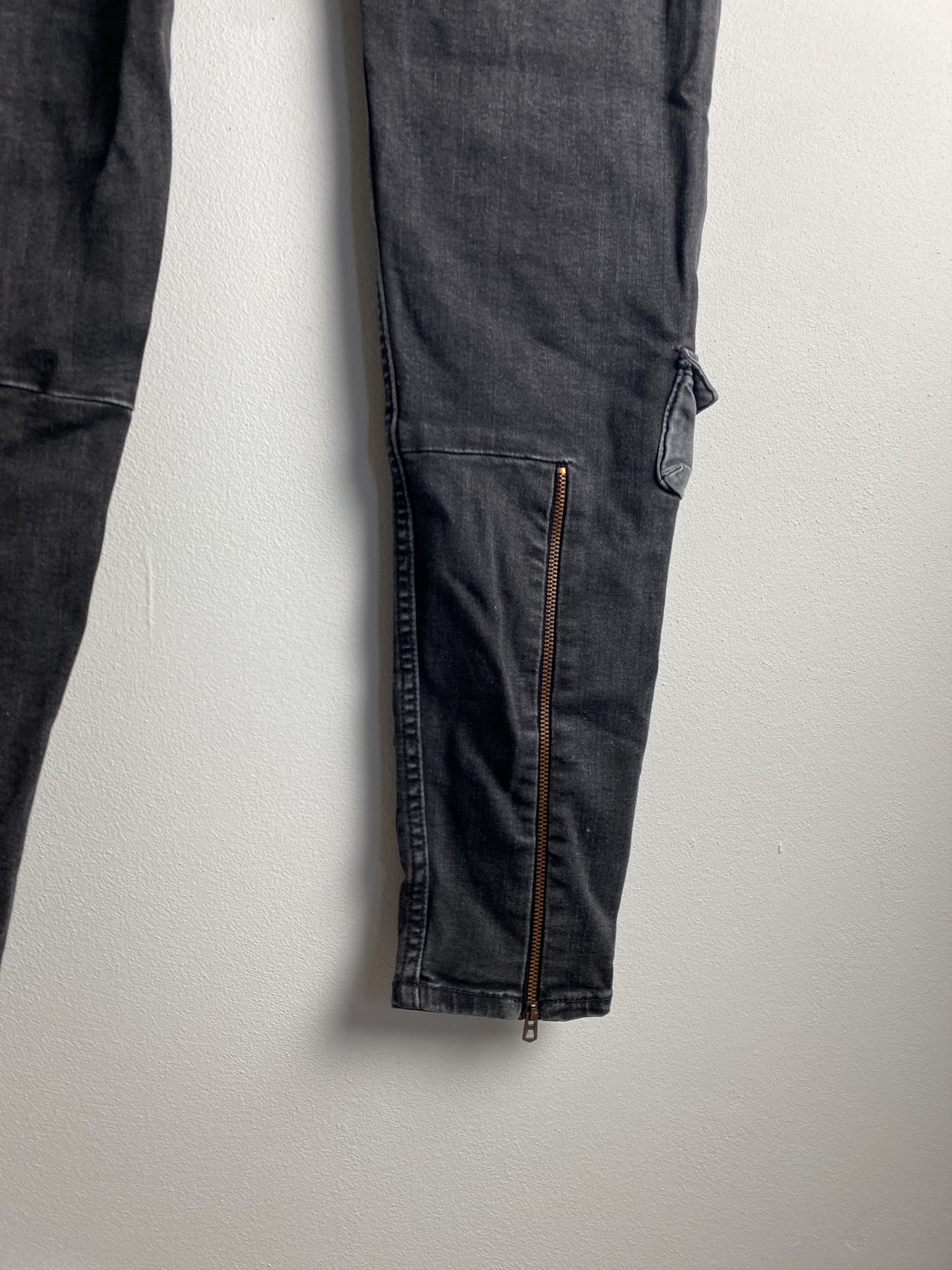 Acne Studios Acne Vader Denim Black jeans pants avant garde Size 27" / US 4 / IT 40 - 6 Thumbnail