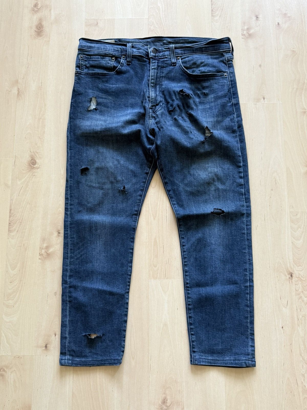 Levi's Levi Strauss co. Levis distressed damaged vintage denim y2k Size US 34 / EU 50 - 1 Thumbnail
