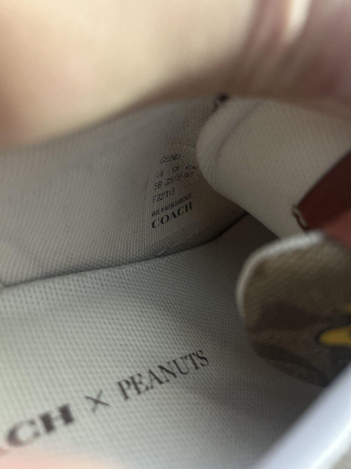 Coach Coach x Peanuts Snoopy CE860 Women’s Signature Shoe NO BOX Size US 5 / IT 35 - 6 Thumbnail