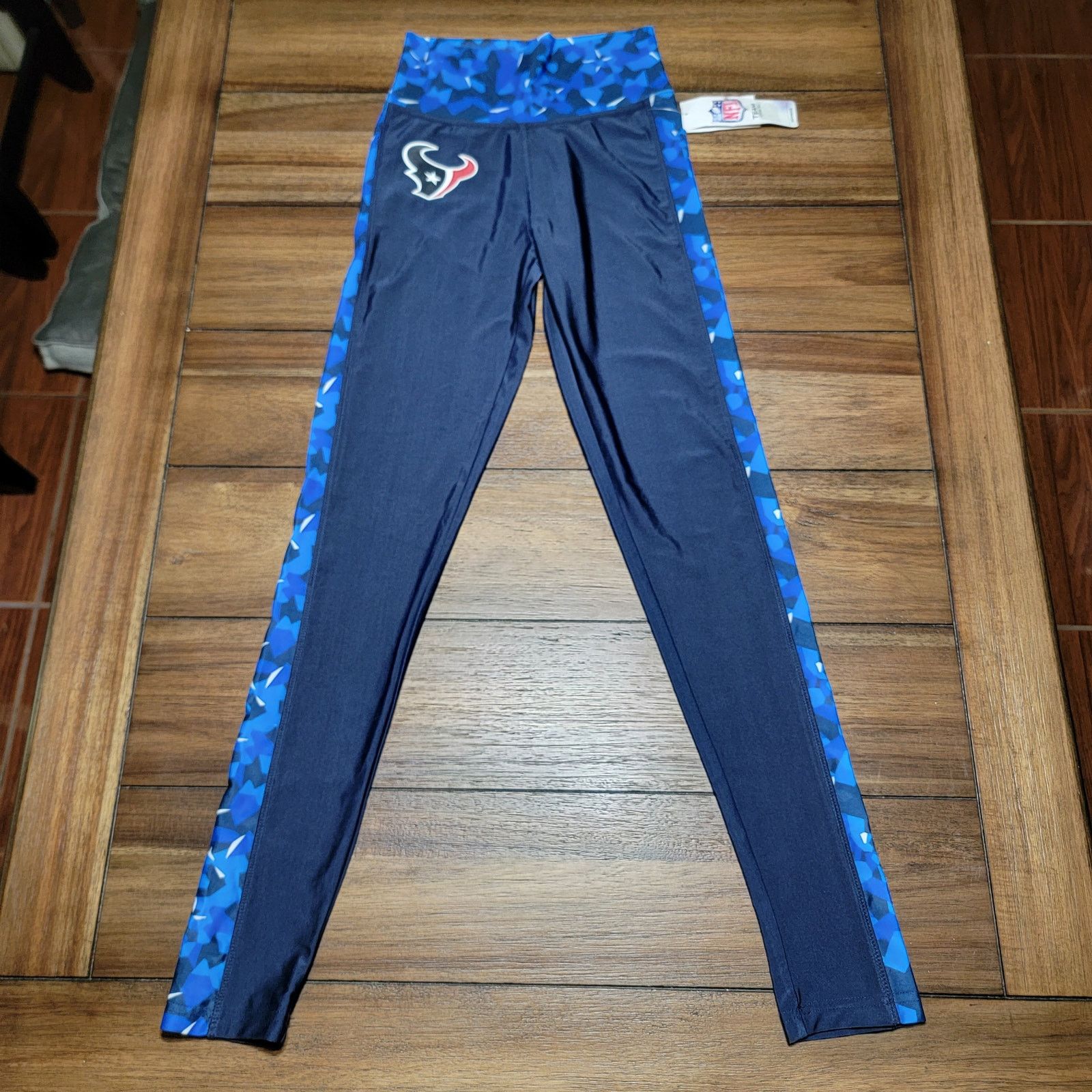 NFL NFL Team Apparel Houston Texans Leggings - Size Small NWT Size 22" - 1 Thumbnail