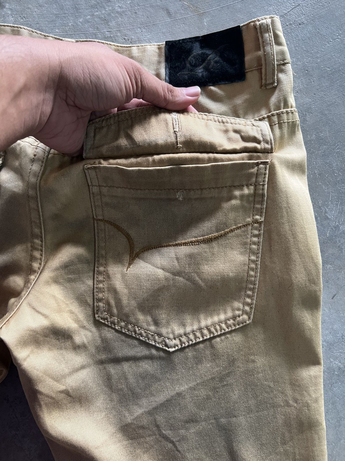 If Six Was Nine Flared roshell waxed denim dirty style japanese jeans Size US 34 / EU 50 - 18 Thumbnail